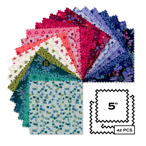 Mystic Meadow - 5 Inch Square - 42 Cuts Each