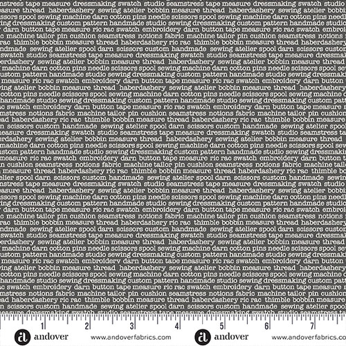 Atelier by Makower UK Glossary Grey