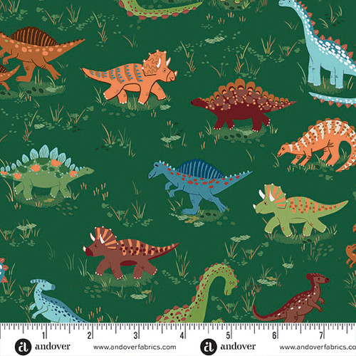 Prehistoric by Makower UK Roam Green