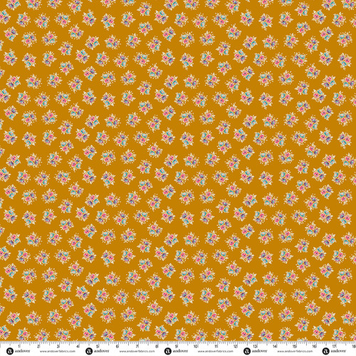 Petite Bijoux by Makower UK Posy Yellow