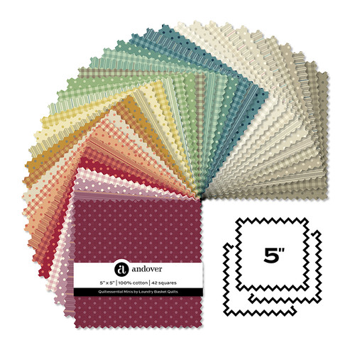 Quiltessential Minis - 5 Inch Square - 42 Cuts Each