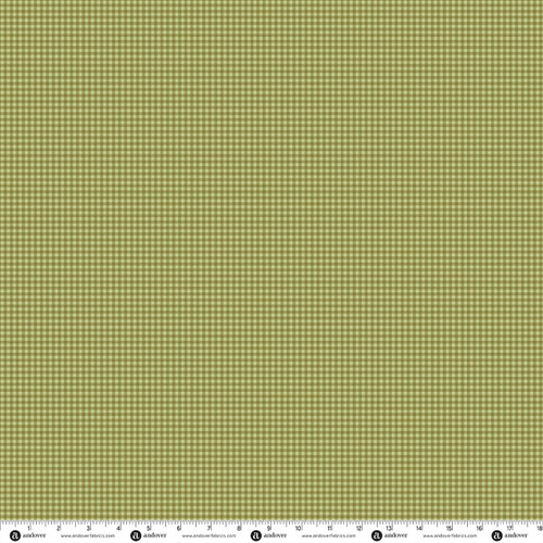 Petite Bijoux by Makower UK Gingham Green