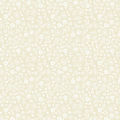 Essentials by Makower UK Doodle Ditzy Cream