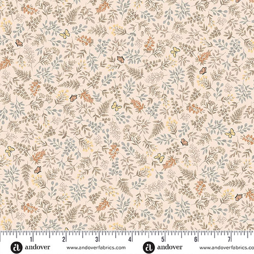 Little Ones by Makower UK Foliage Coral