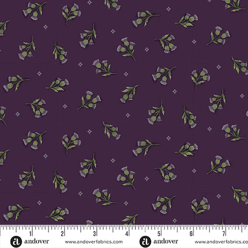 Kindred by Makower UK Thistle Purple