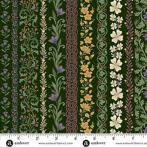 Kindred by Makower UK Stripe  Green