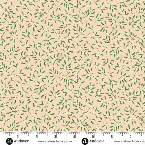 Country Christmas by Makower UK Mistletoe Cream