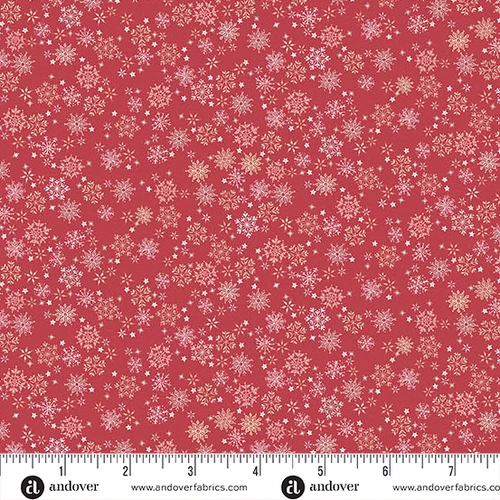 Country Christmas by Makower UK Frosty Red