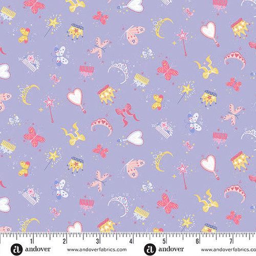 Dance Class by Makower UK Accessories Purple