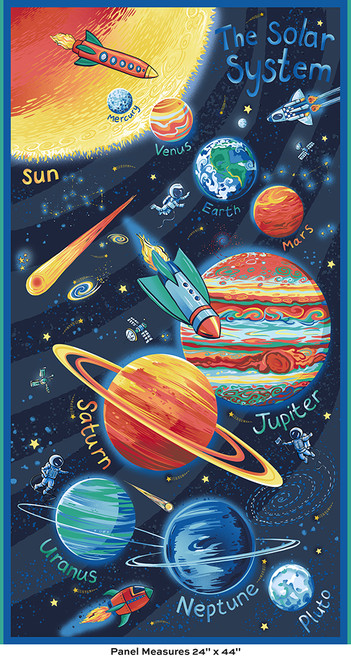 Orbit by Makower UK Panel Multi