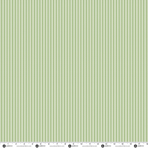Countryside Classics by Makower UK Stripe Green