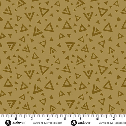 Moody Hues by Nancy Rink Triangles Gold