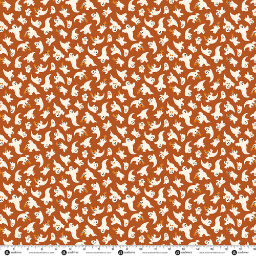 Hello Halloween by Makower UK Haunted Orange