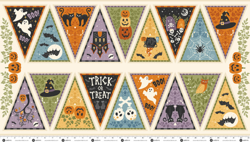 Hello Halloween by Makower UK Bunting Multi