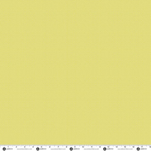 Sew Retro by Makower UK Spot Yellow