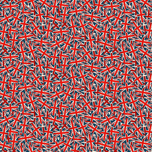 London Revival by Makower UK Union Jacks Multi