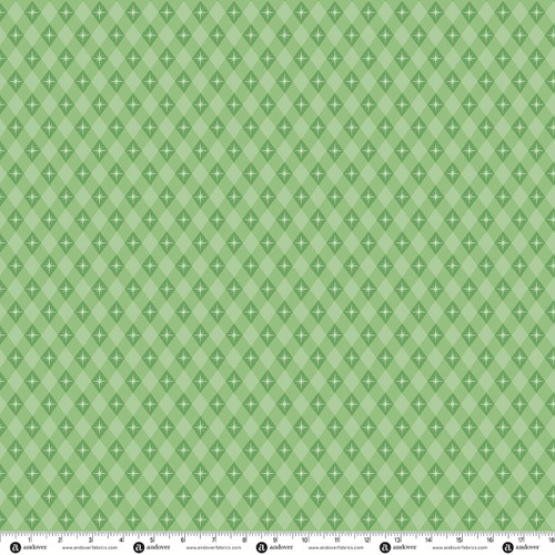Home for the Holidays by Andover Fabrics Atomic Argyle Spruce