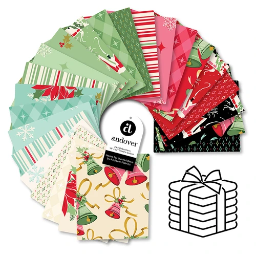 Home for the Holidays - Fat Quarter Bundle - 24 Cuts Each