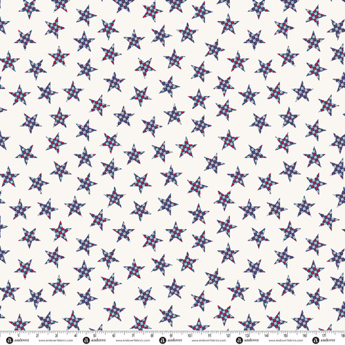 Freedom by Andover Fabrics Calico Stars Linen