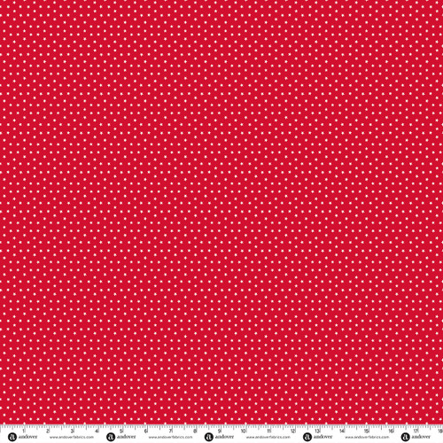 Freedom by Andover Fabrics Starry Sky Red
