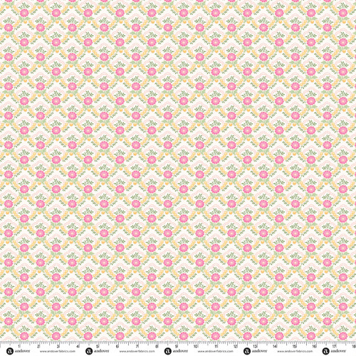 Ode to a Butterfly by Andover Fabrics Trellis Bloom Flutter