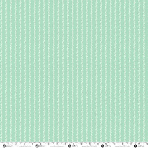 Ode to a Butterfly by Andover Fabrics Berry Stripe Skyward