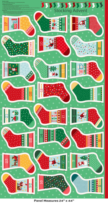 Ready Set Santa by Makower UK Stocking Multi