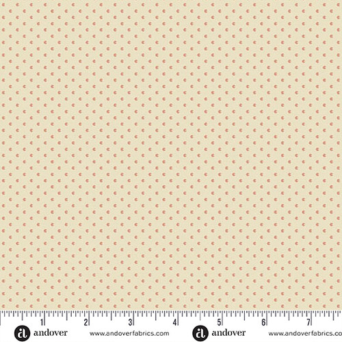 Laundry Line by Laundry Basket Quilts Seed Cream Seed Cream Pink