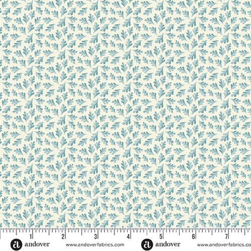 Oakleigh by Judy Jarvi Oak Leaves Cloud Blue