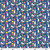Bunny Hops by Seek to Spring Bunny Field Bright Navy
