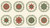 Adorn by Makower UK Circles Cream
