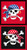 Pirates by Makower UK Skull and Crossbones Panel Multi