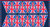 London Revival by Makower UK Union Jack Flags Blue