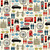 London Revival by Makower UK London Icons Cream