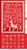 Scandi Timeless by Makower UK Scandi Advent Calendar Red