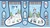Frosty Friends by Makower UK Stocking Blue