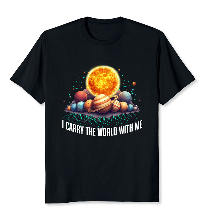 Solar System Planets – Vibrant Space T-Shirt
