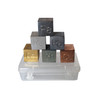 6 Cubes set , Various Metals 20mm