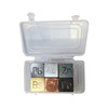 6 Cubes set , Various Metals 20mm