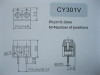 2 Pin Screw Terminal, 5.0mm Pitch Connector, Electrical Connector, High Voltage Terminal, Durable Screw Connector