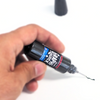 Explore GraphiQuick Liquid Graphite, a multi-use lubricant and craft enhancer with a precision nozzle for detailed application, quick-drying, and a metallic finish.