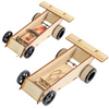 Explore dual propulsion methods with the Combination Mousetrap and Rubber Band Car Kit. Perfect for learning physics and engineering principles through hands-on building.