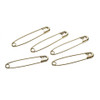 Safety Pins #4, Nickel, 2.25" long, Pack of 144