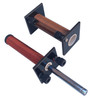 The promary and secondary coil set as well as the iron rod can be inserted in each other to form a transformer.