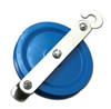 Single Pulley, 50mm, Blue color with Aluminum Frame