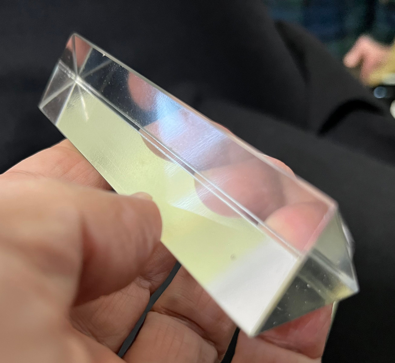 Glass Prism, Student grade (Length 100 mm, Face 25mm)