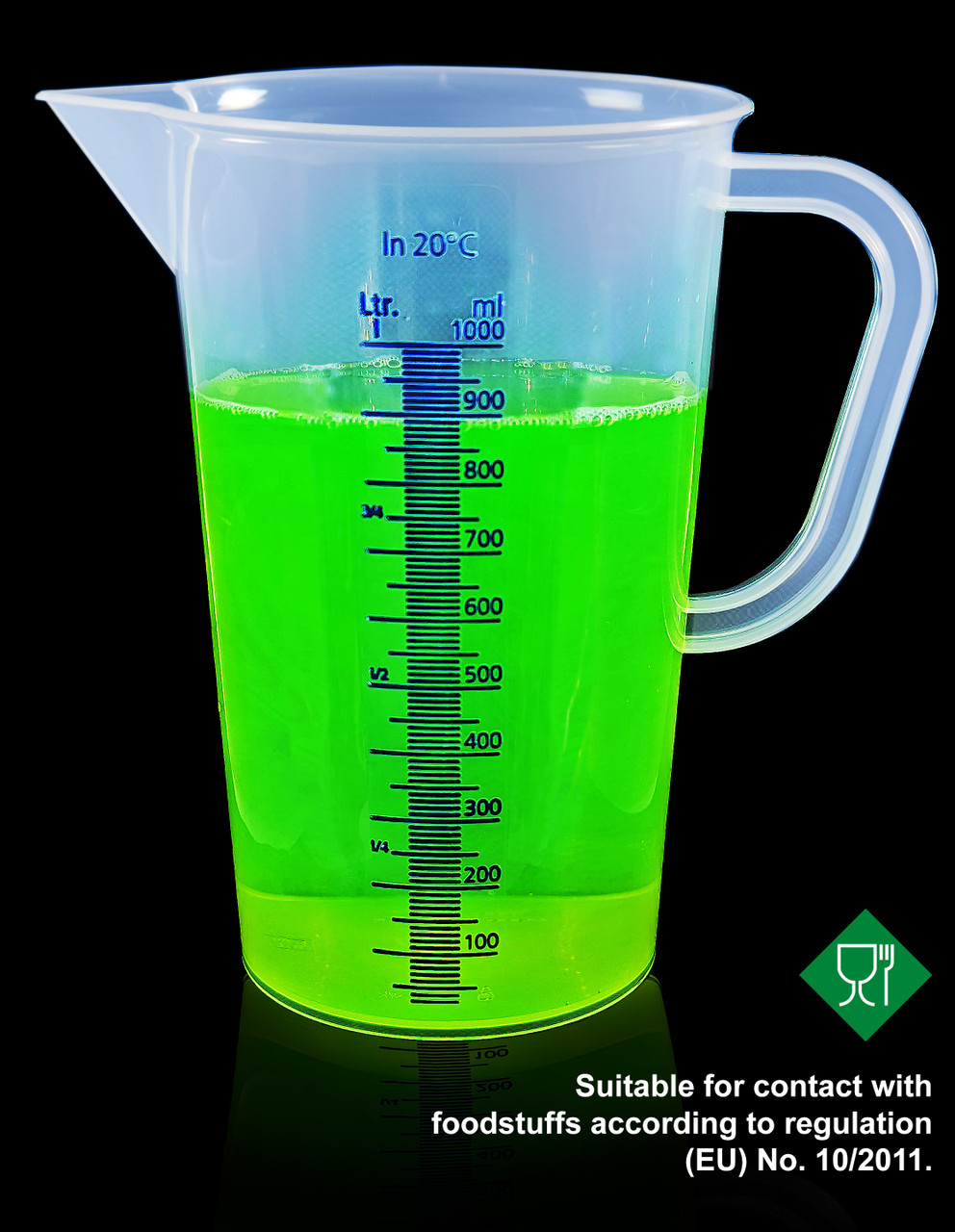 Green Measuring Cup Detachable Kitchen Scales Beaker Electronic