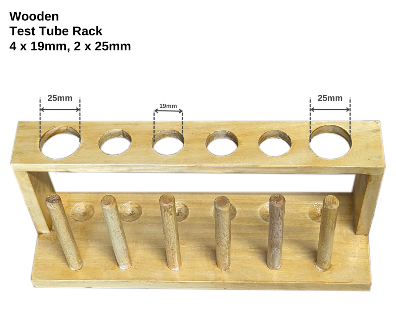 Test Tube Rack, Wooden