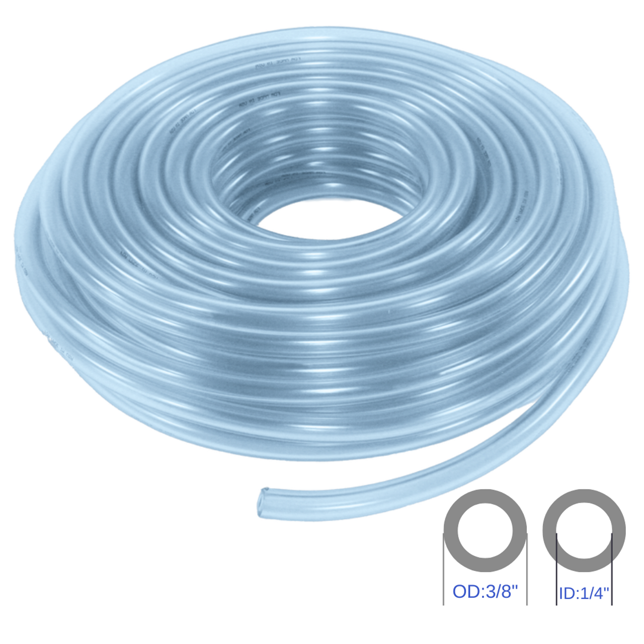 Clear Plastic Tube (PVC tube) #6 10 Feet