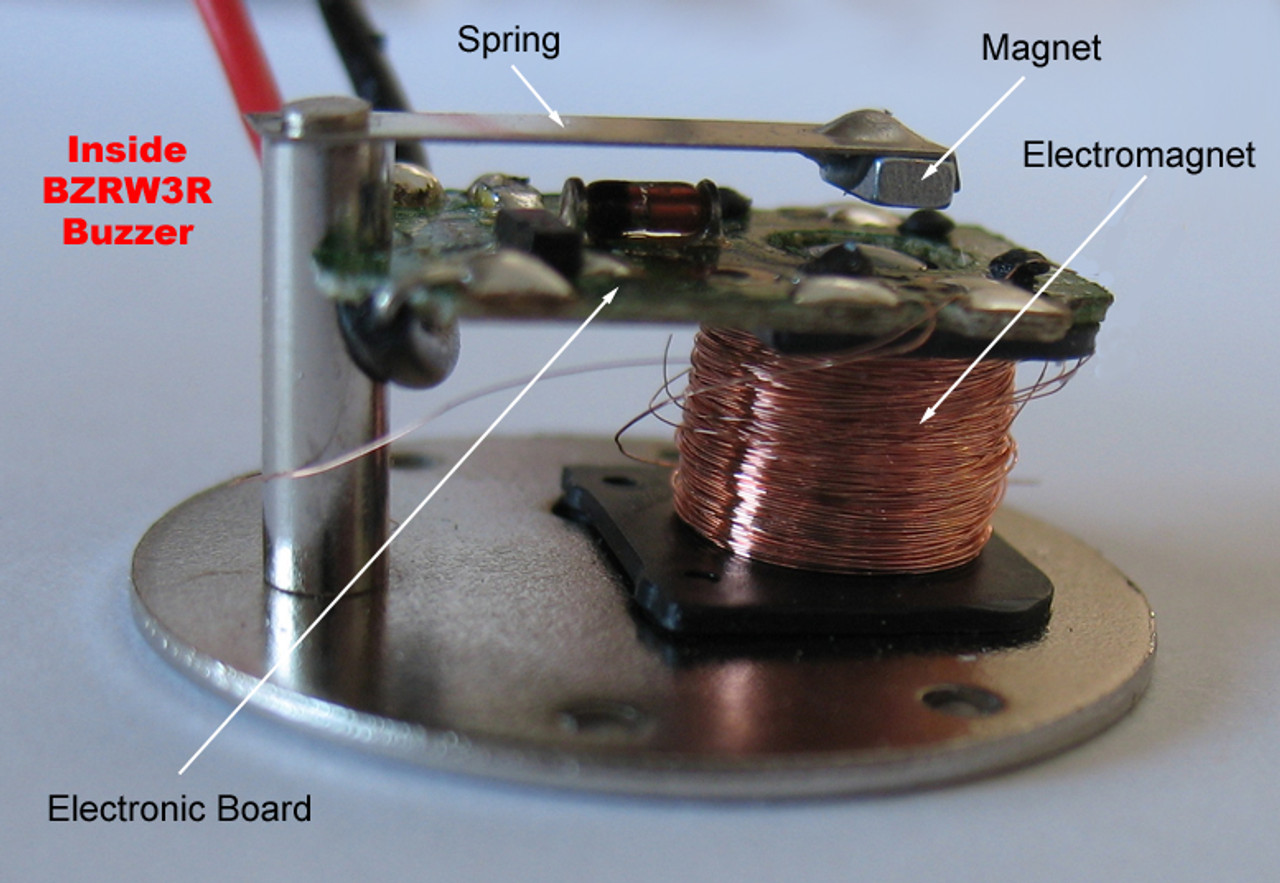 Inside the BZRW3R buzzer in details